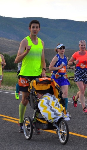 6/14/14-Utah Valley marathon 
(my first full marathon) 
Jon Moss